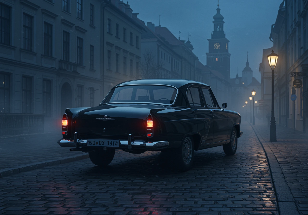 Vintage car created on Craiyon