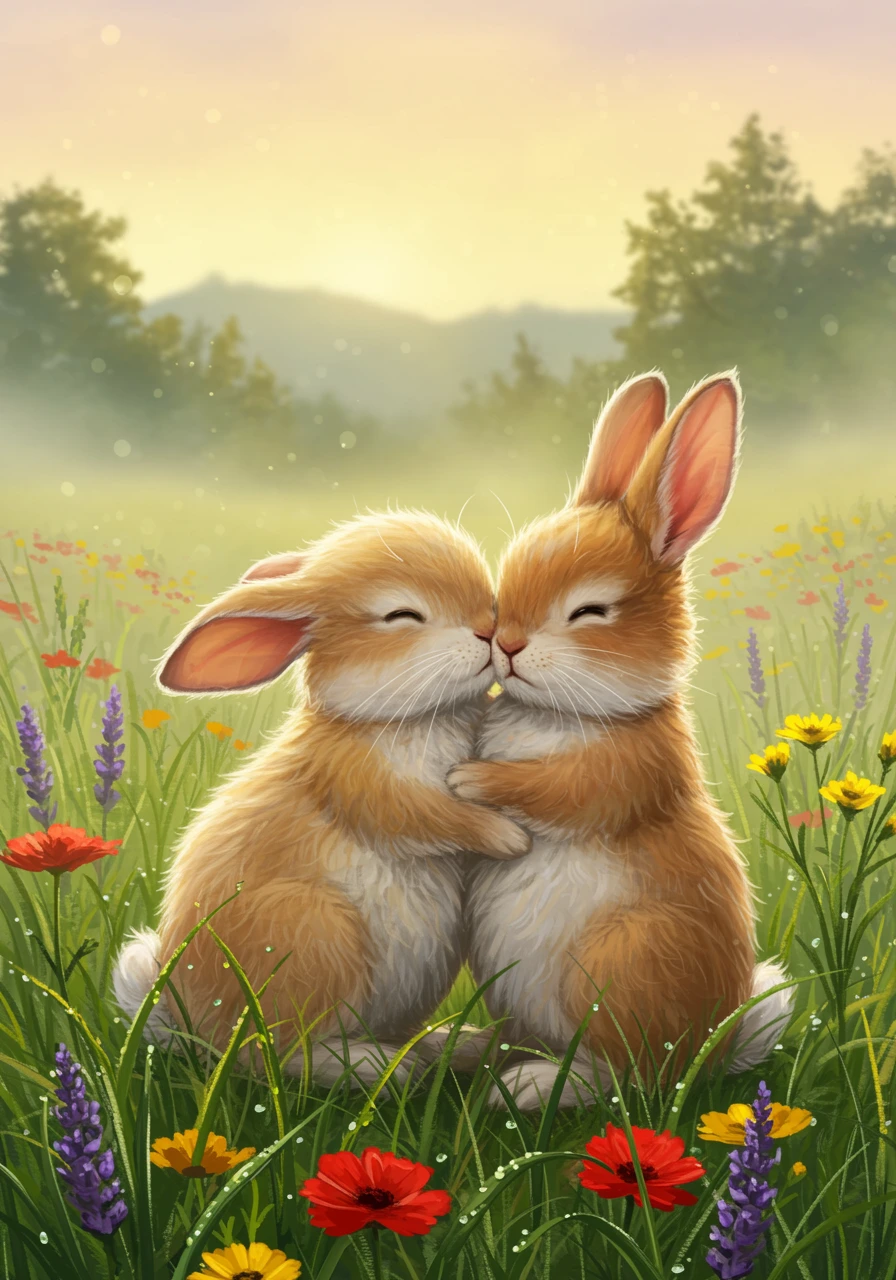 Bunnies created on Craiyon