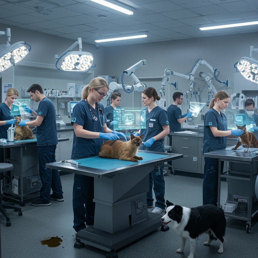 Veterinary created on Craiyon