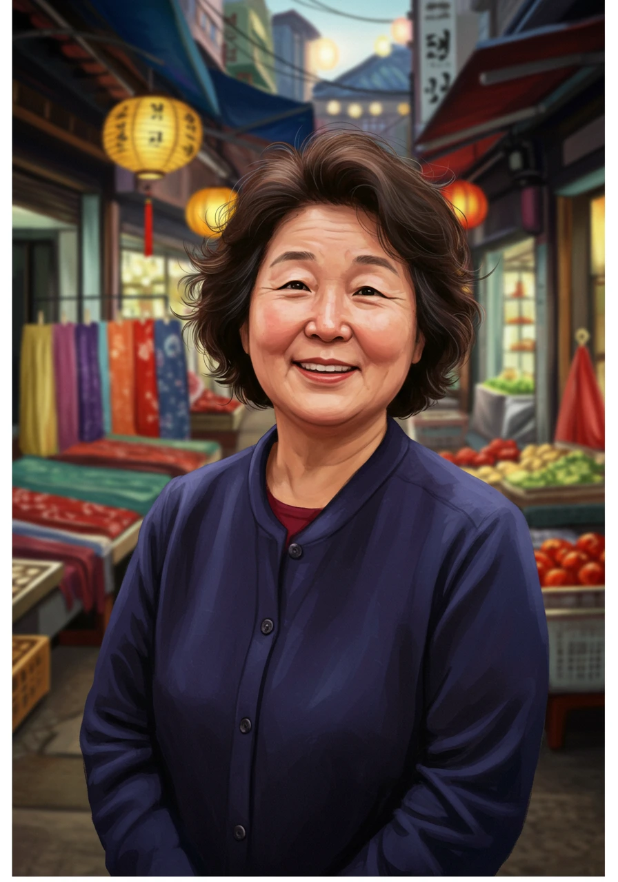 Street market created on Craiyon