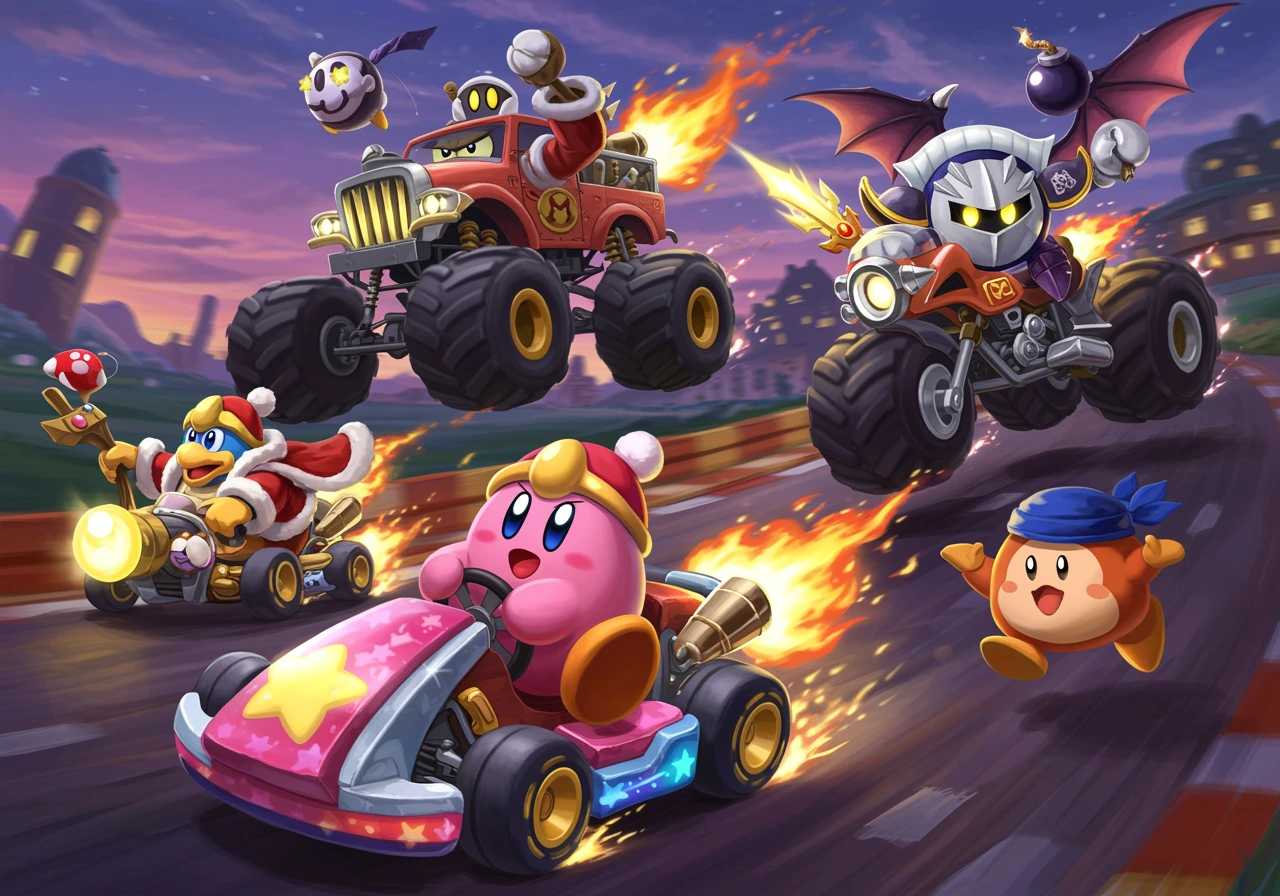 Kirby created on Craiyon