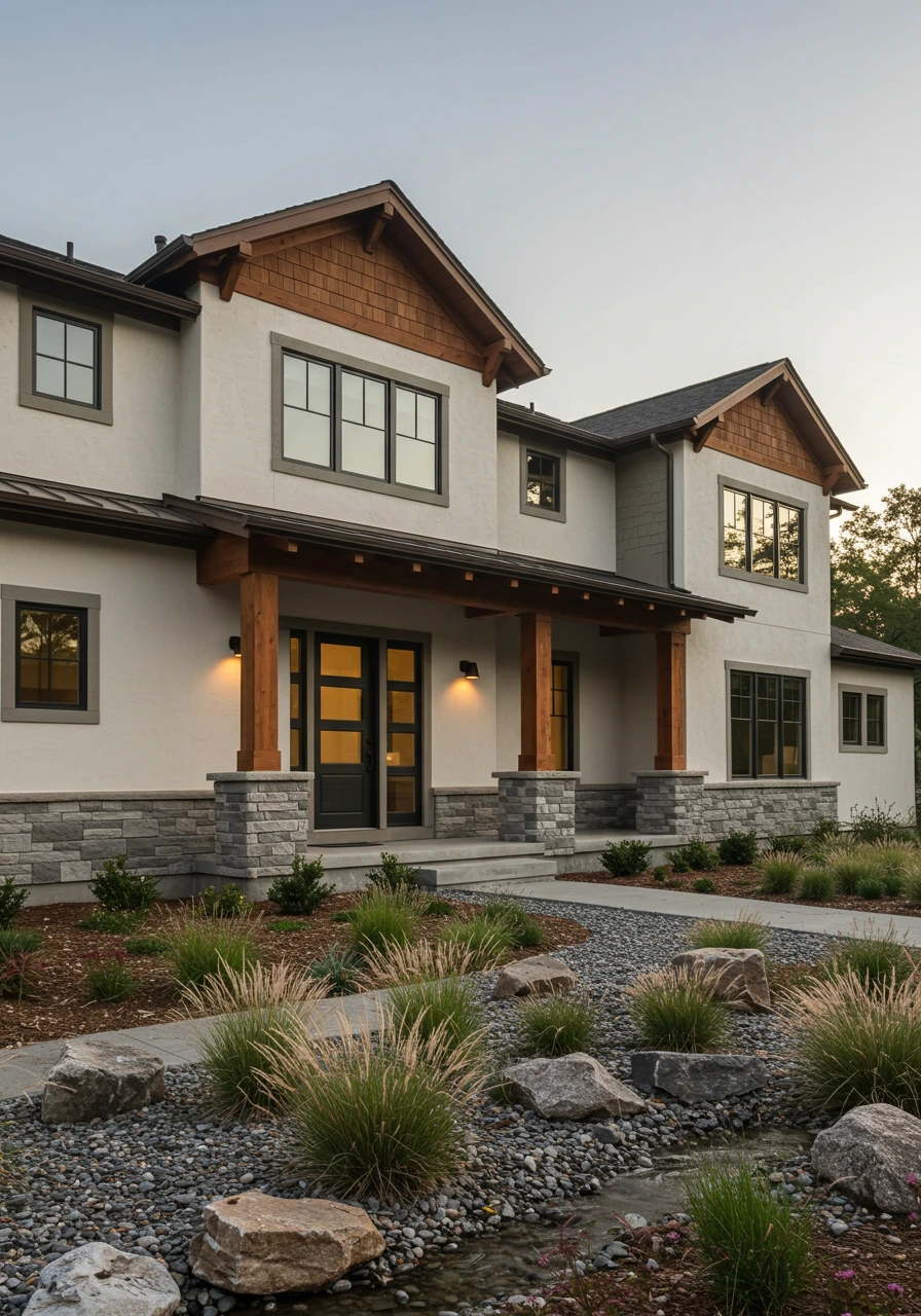 Landscaping created on Craiyon