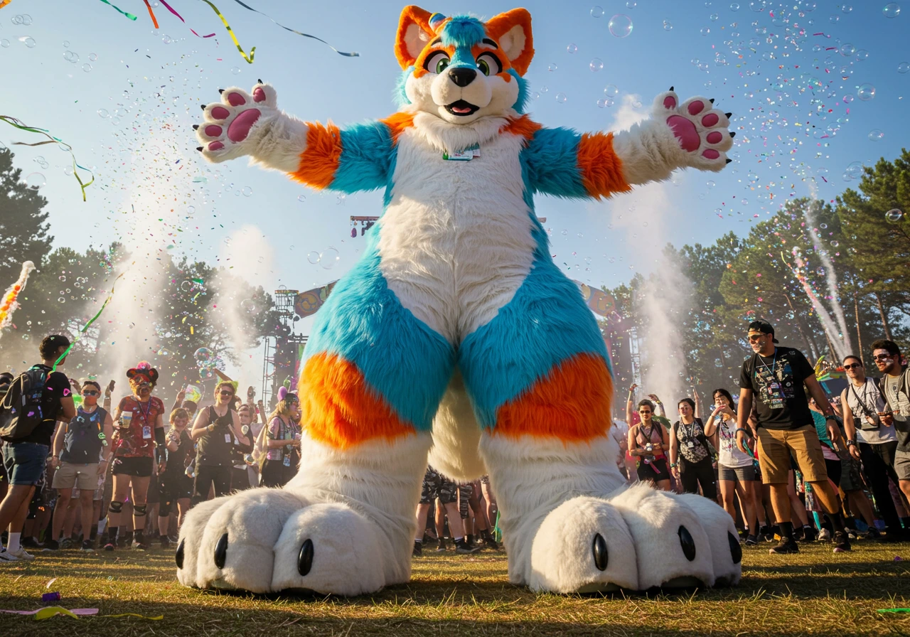 Fursuit created on Craiyon