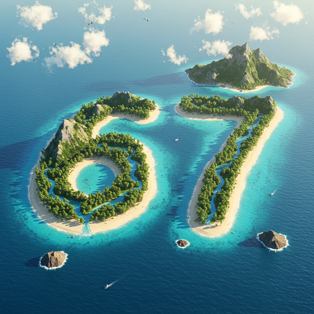 Numbers created on Craiyon