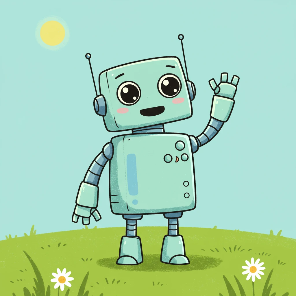 Children's illustration created on Craiyon