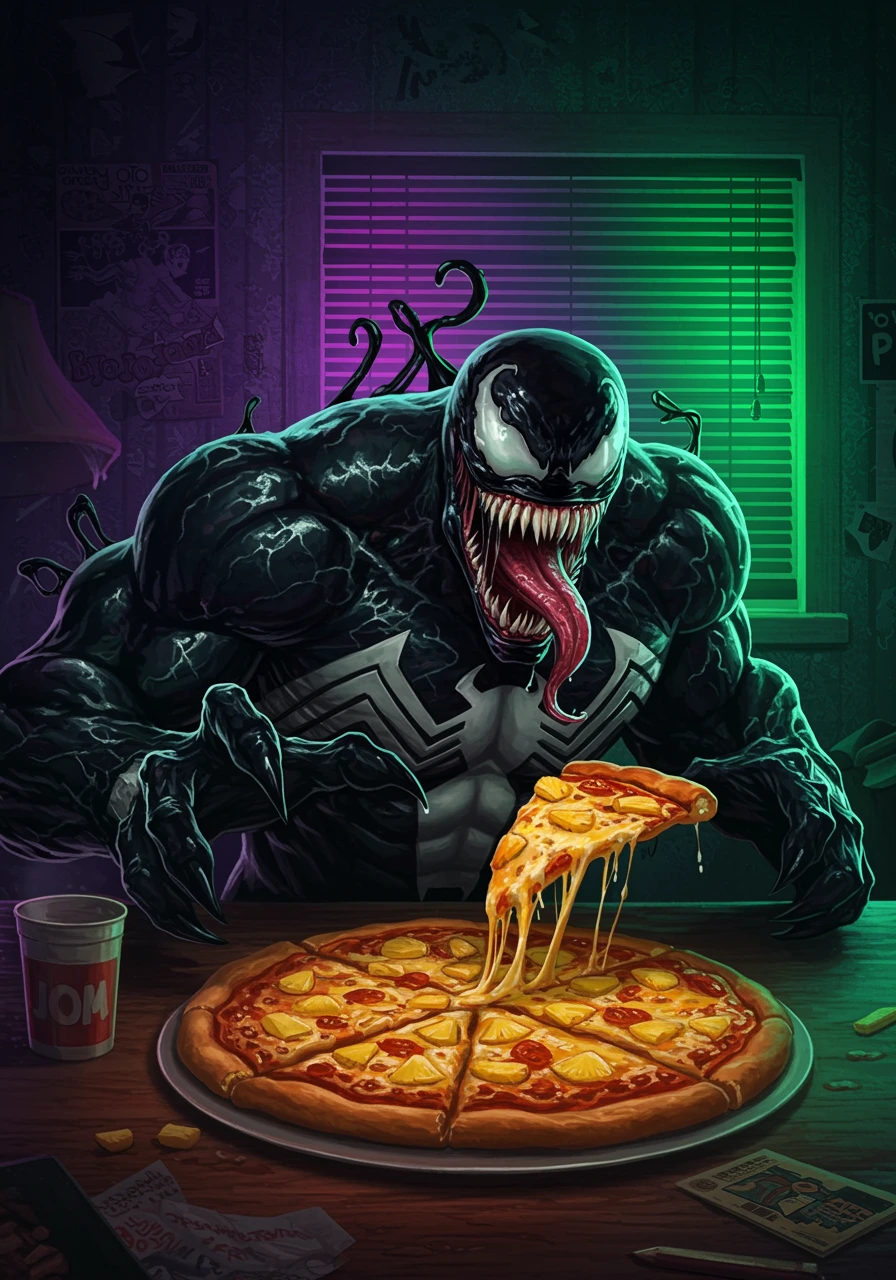 Marvel comics created on Craiyon