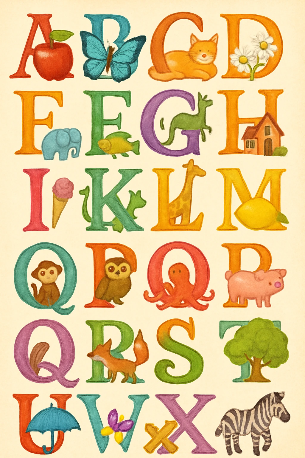 Childrens illustration created on Craiyon