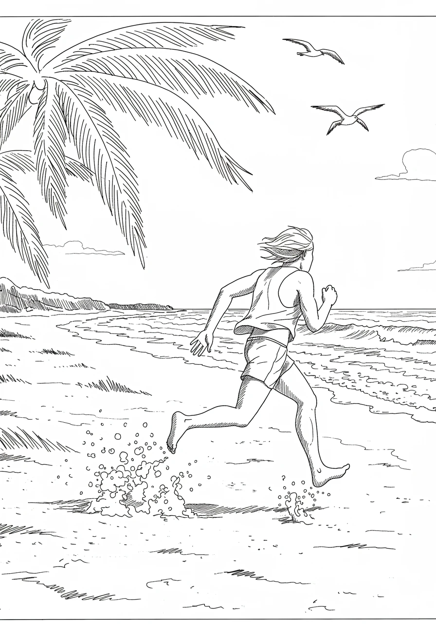 Running created on Craiyon