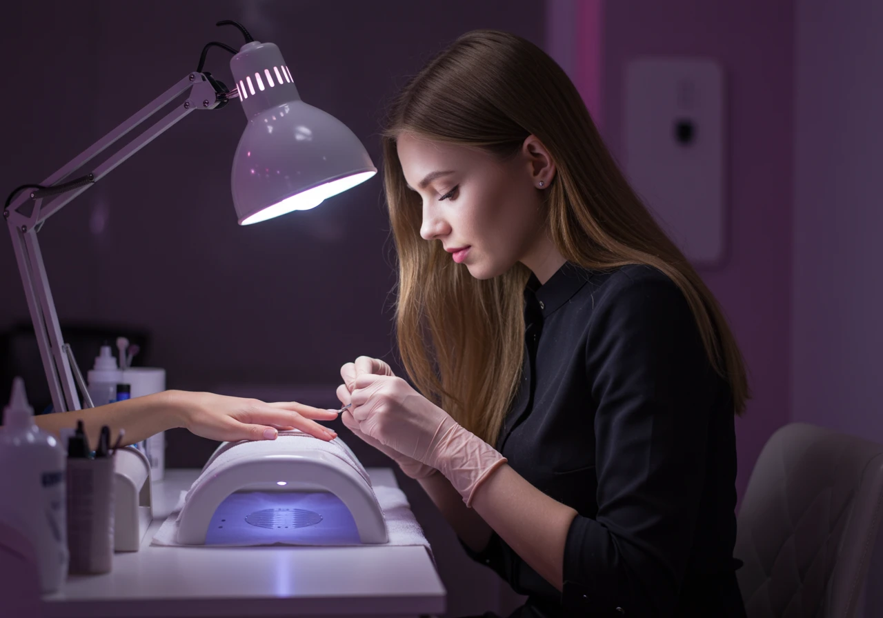 Manicure created on Craiyon