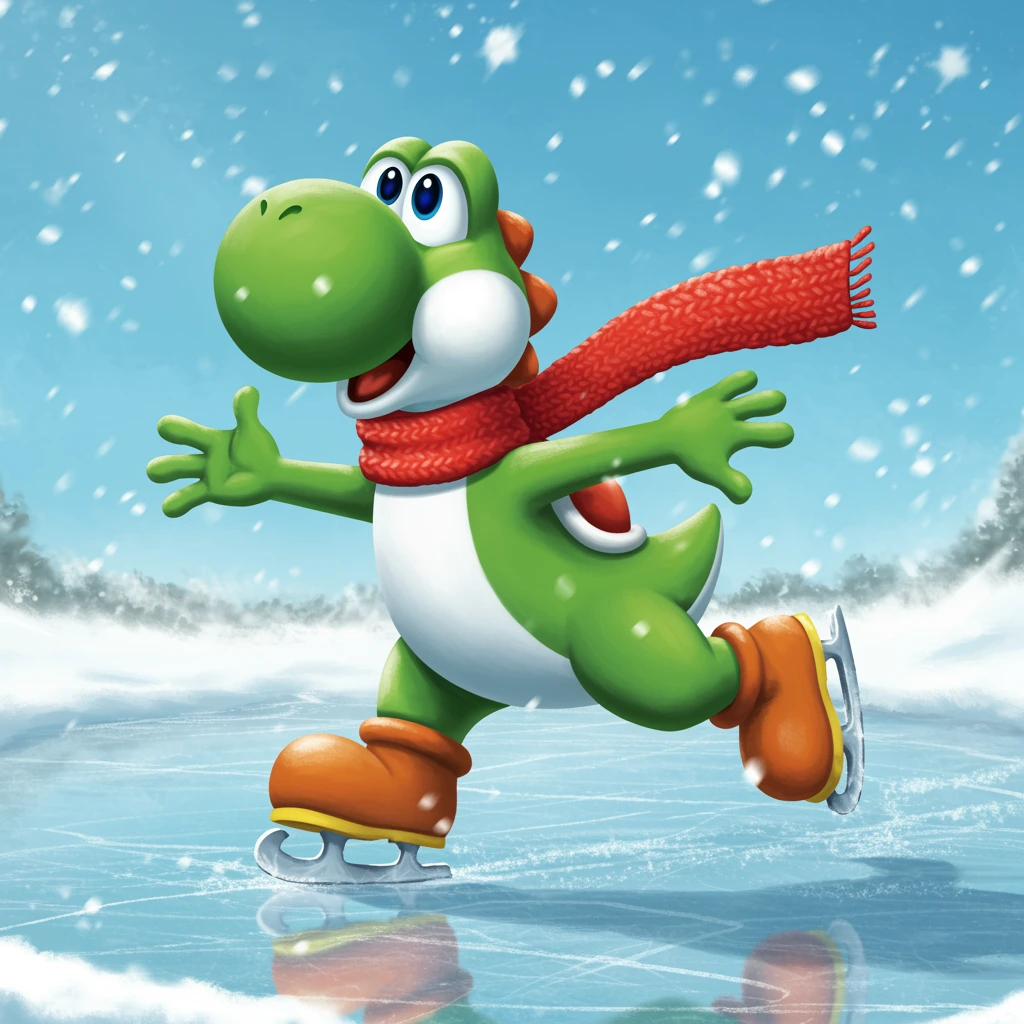 Yoshi created on Craiyon