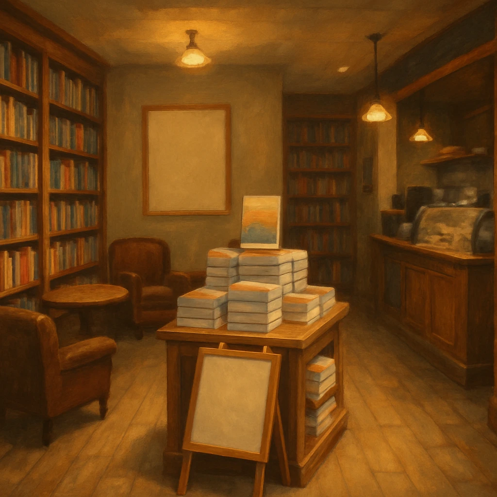 Bookstore created on Craiyon