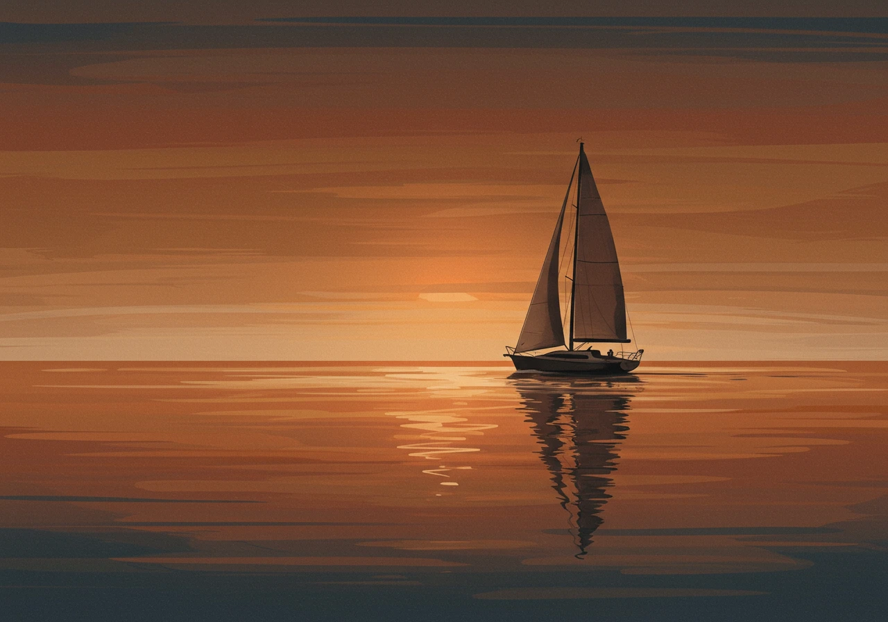 Sailboat created on Craiyon