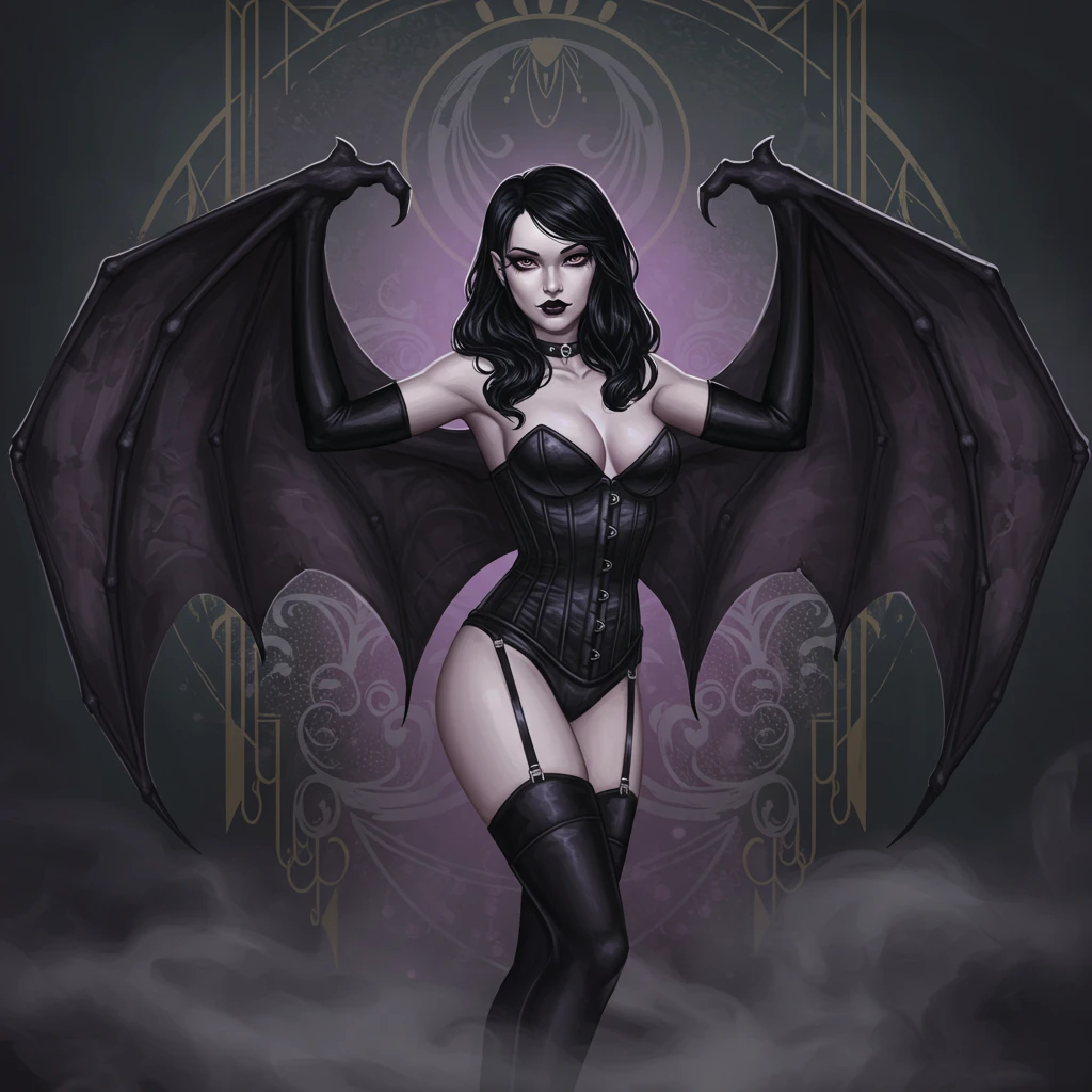 Pin-up created on Craiyon