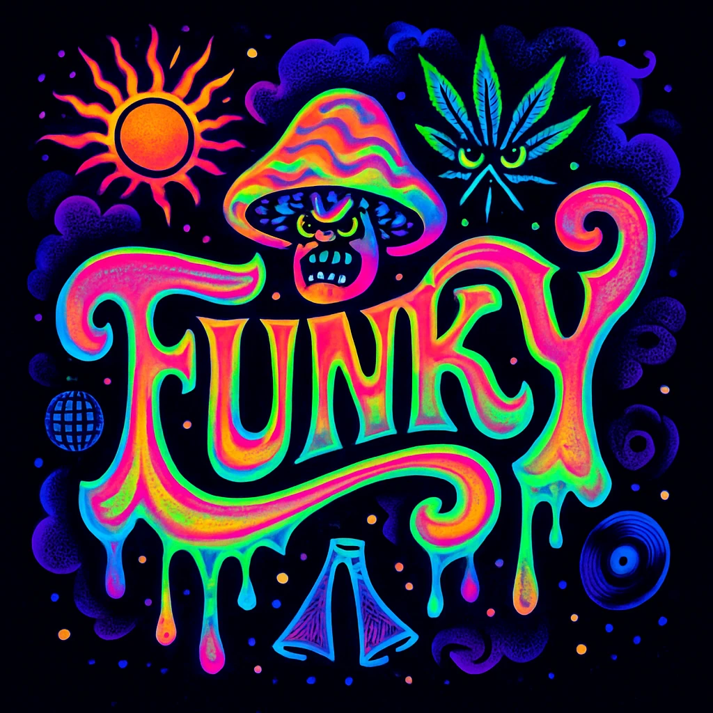 Psychedelic art created on Craiyon