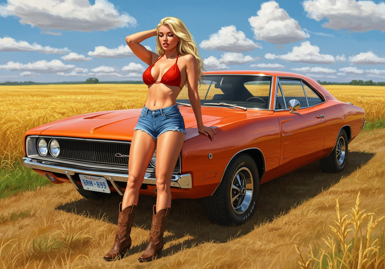 Classic cars created on Craiyon