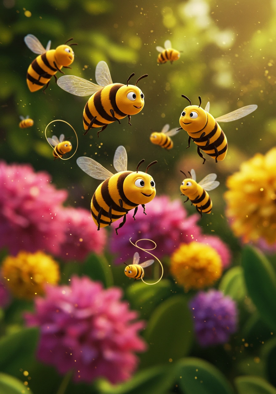 Bees created on Craiyon