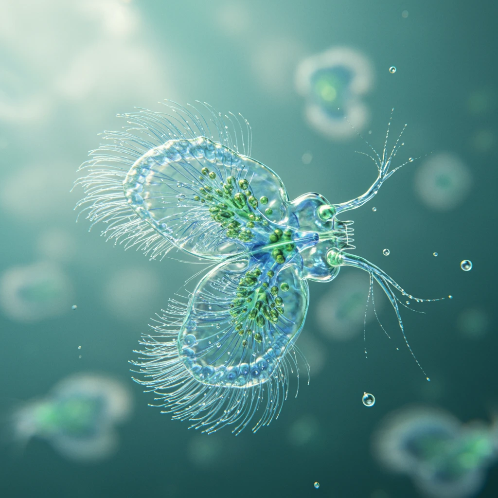 Microscopy created on Craiyon