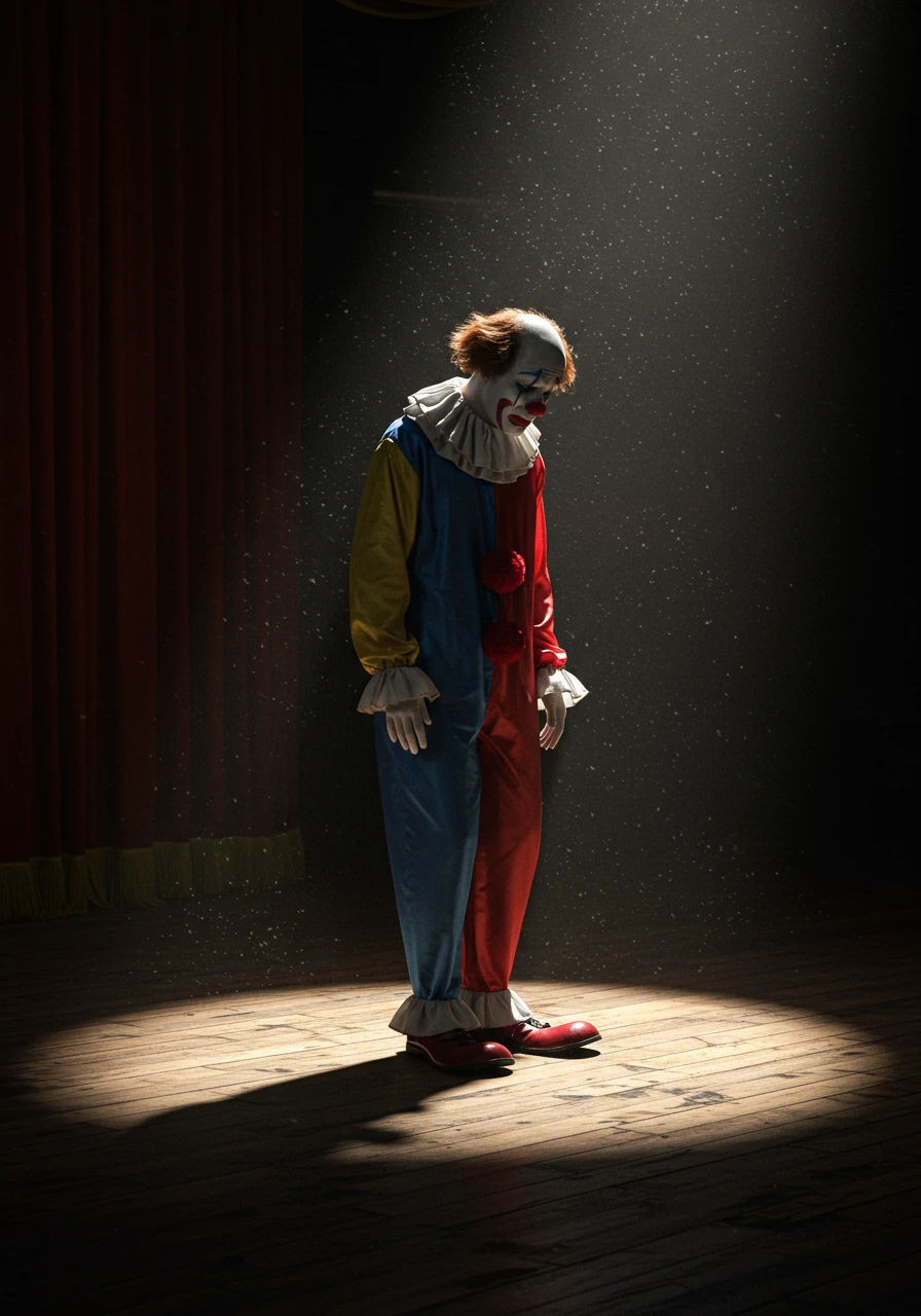 Clown created on Craiyon