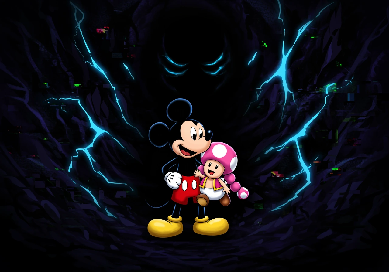 Cartoon characters created on Craiyon