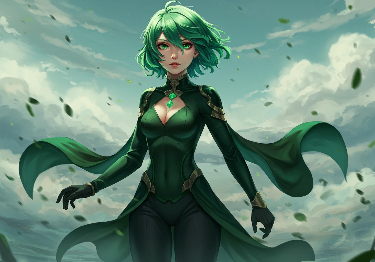 Female character created on Craiyon