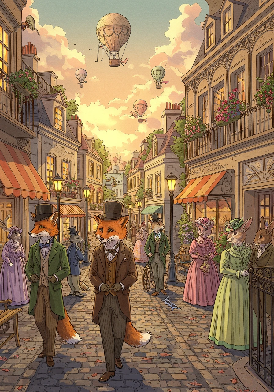 Anthropomorphic animals created on Craiyon