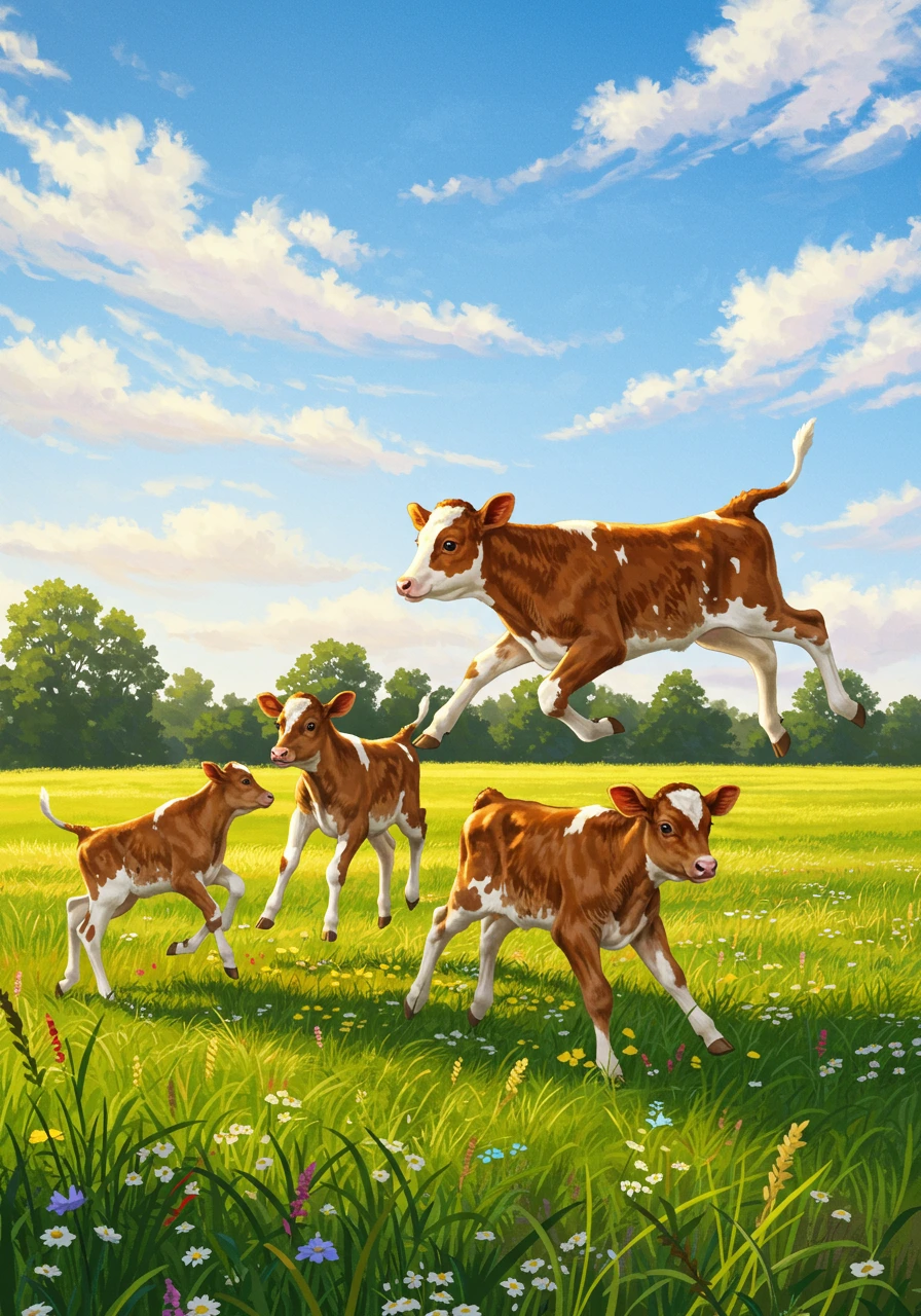 Farm animals created on Craiyon