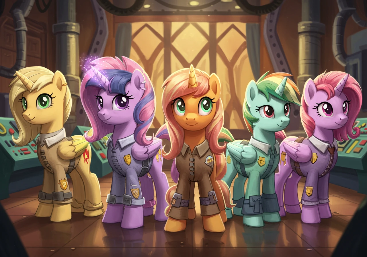 Ponies created on Craiyon