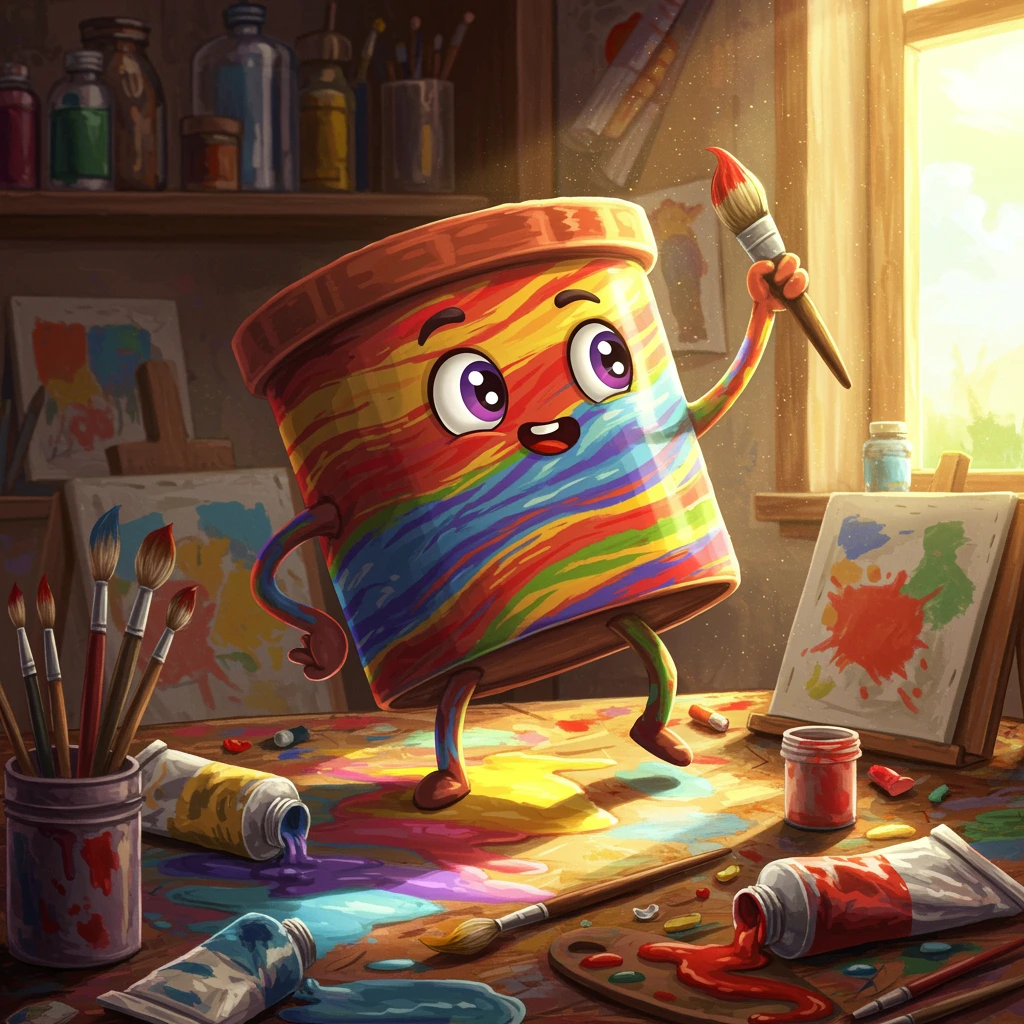 Colorful created on Craiyon