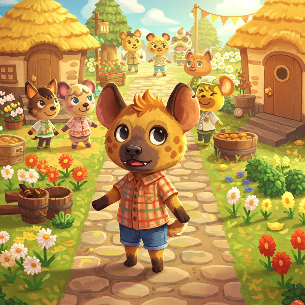 Animal crossing created on Craiyon