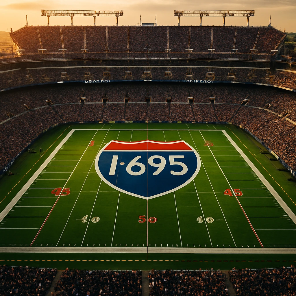 Stadium created on Craiyon