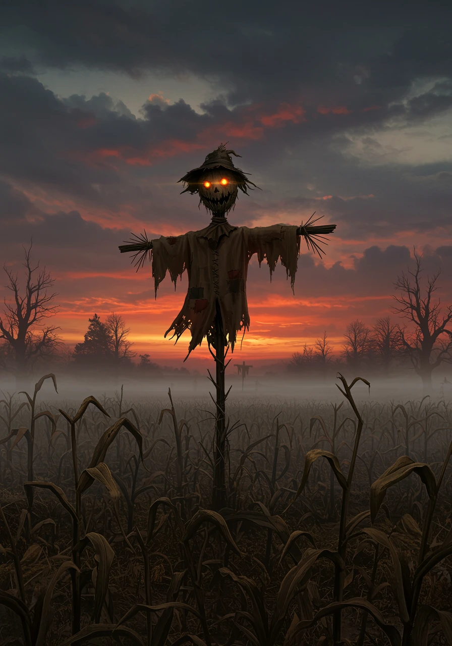 Scarecrow created on Craiyon