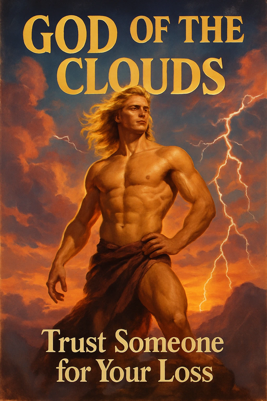 Pulp art created on Craiyon