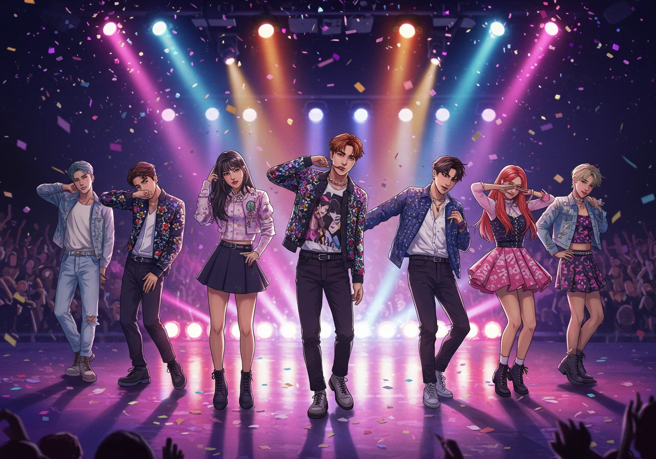 K-pop created on Craiyon