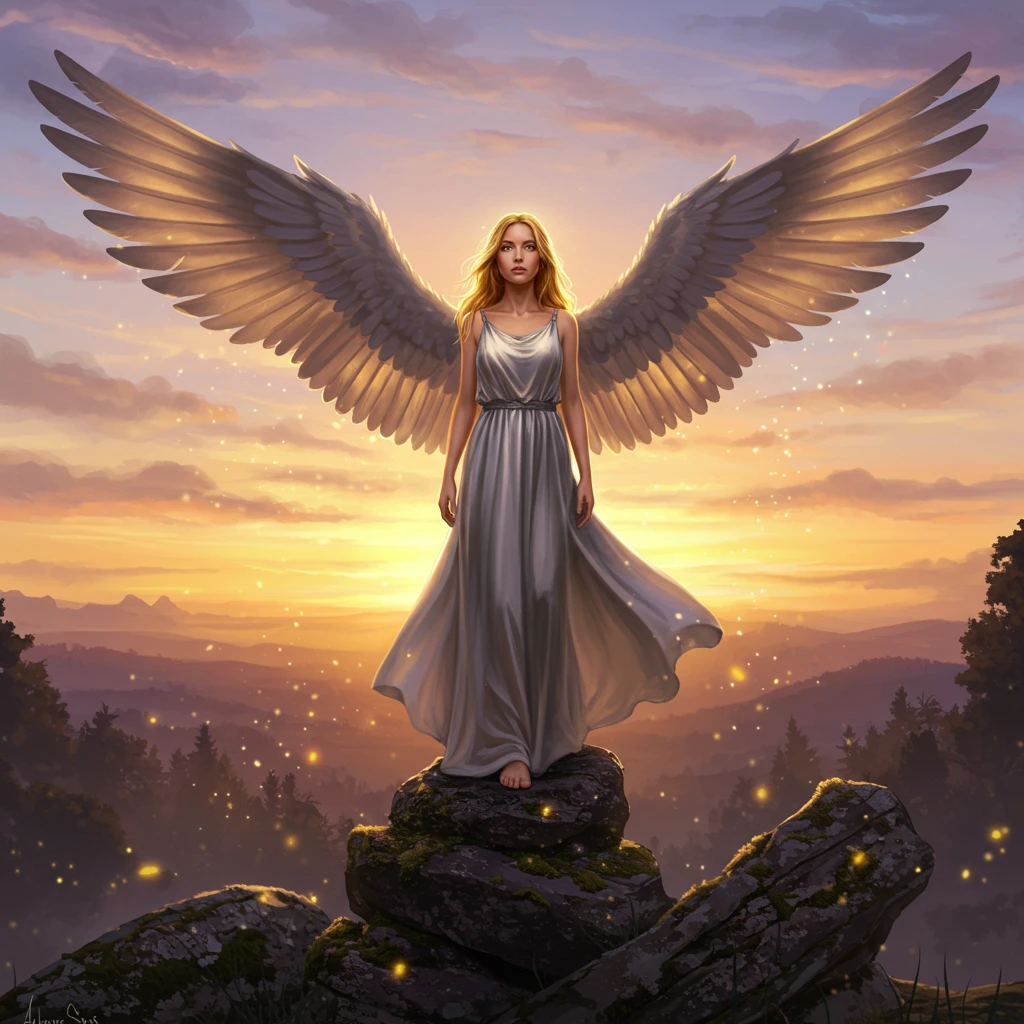 Angel created on Craiyon