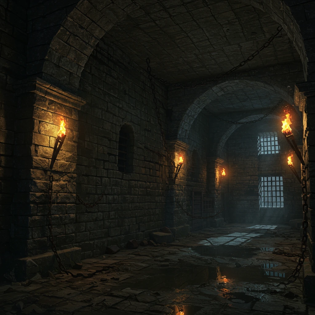 Dungeon created on Craiyon