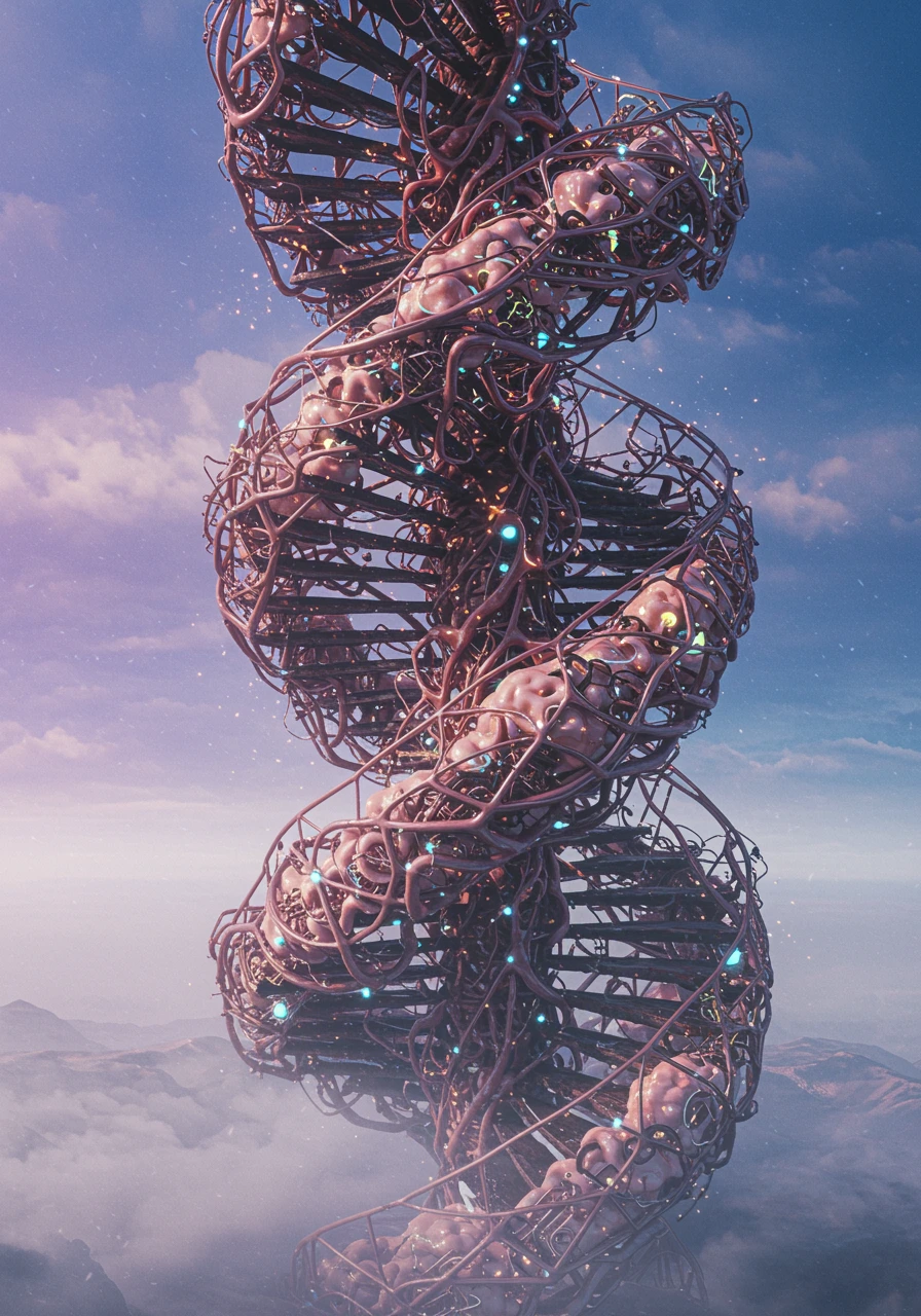 Biomechanical created on Craiyon