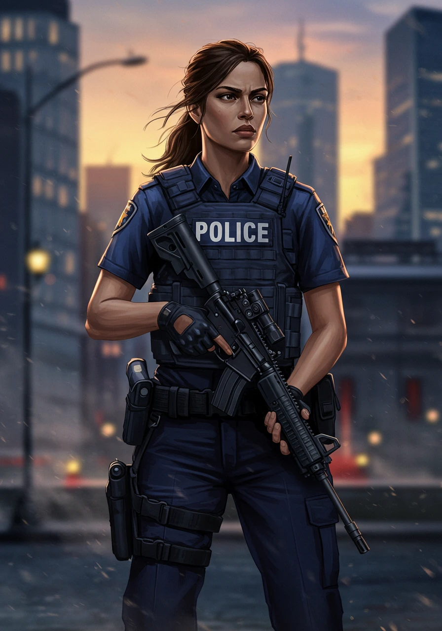 Police created on Craiyon