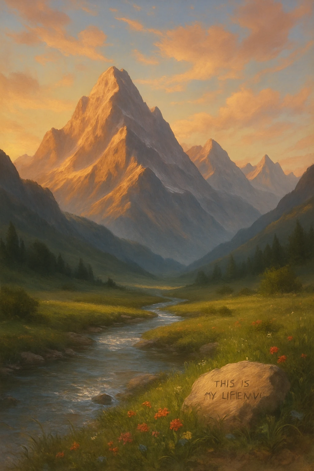 Mountains created on Craiyon