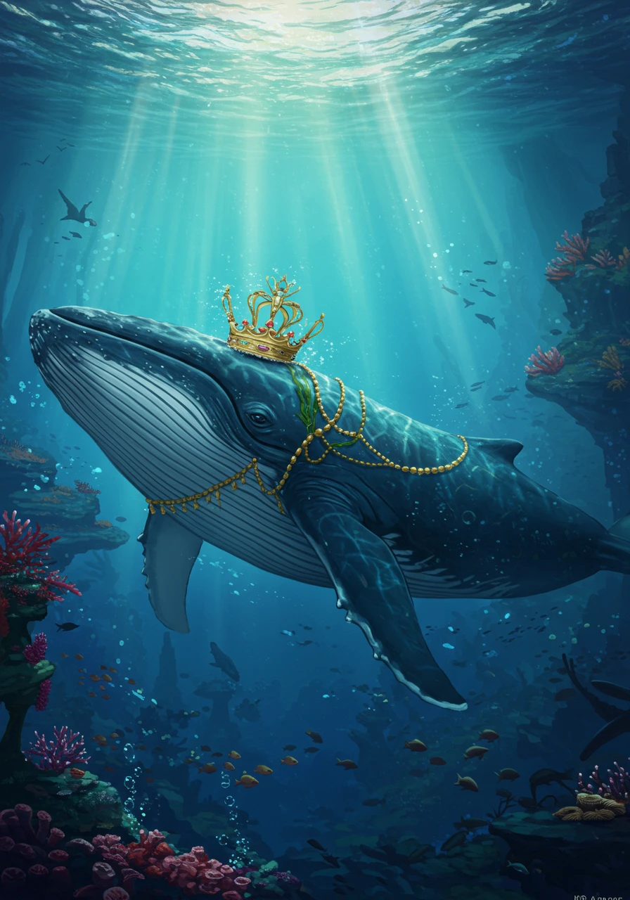 Whale created on Craiyon