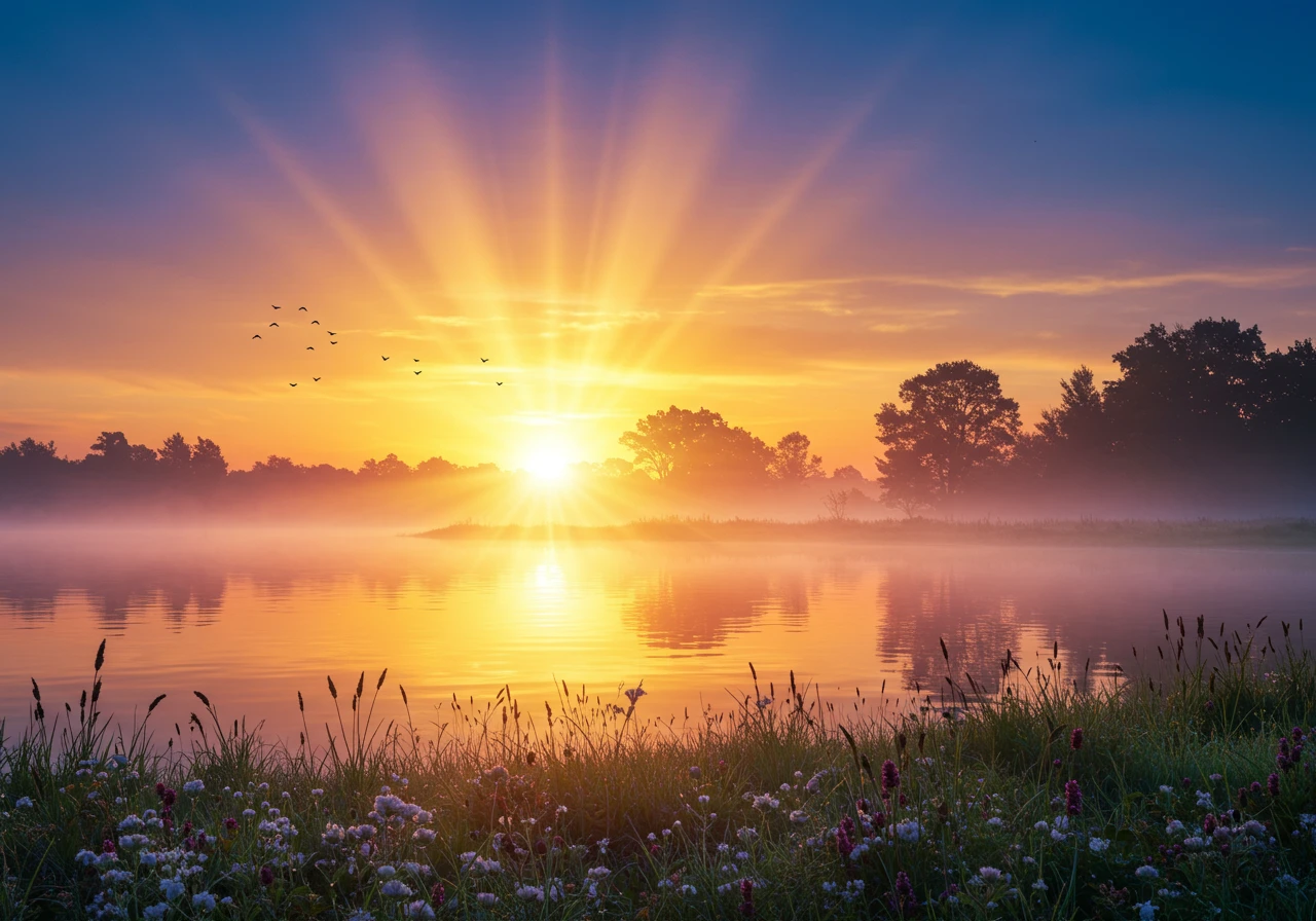 Sunrise created on Craiyon