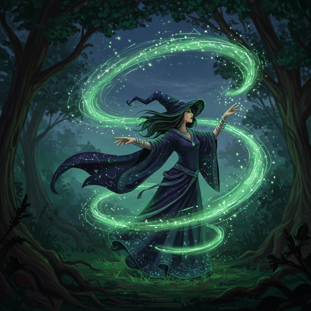 Witchcraft created on Craiyon