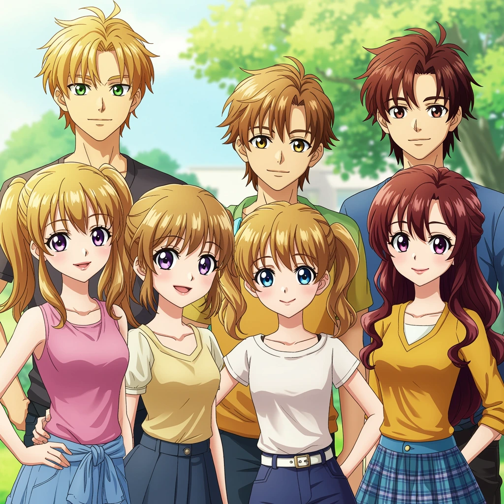 Group portrait created on Craiyon