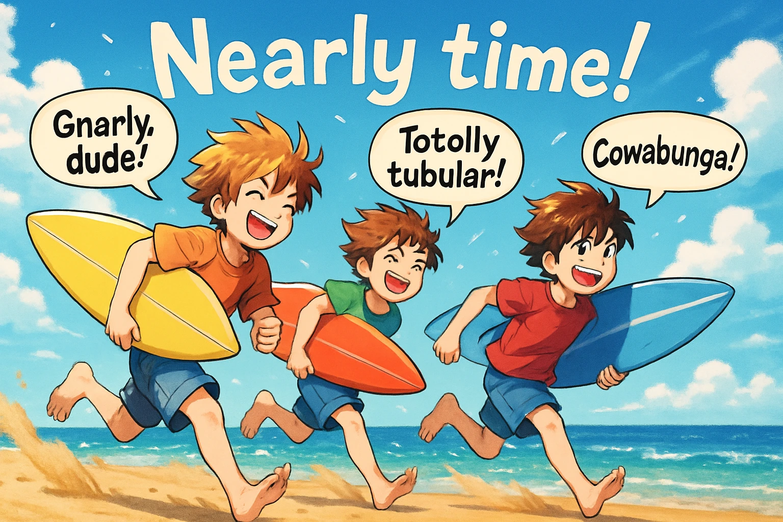 Surfing created on Craiyon