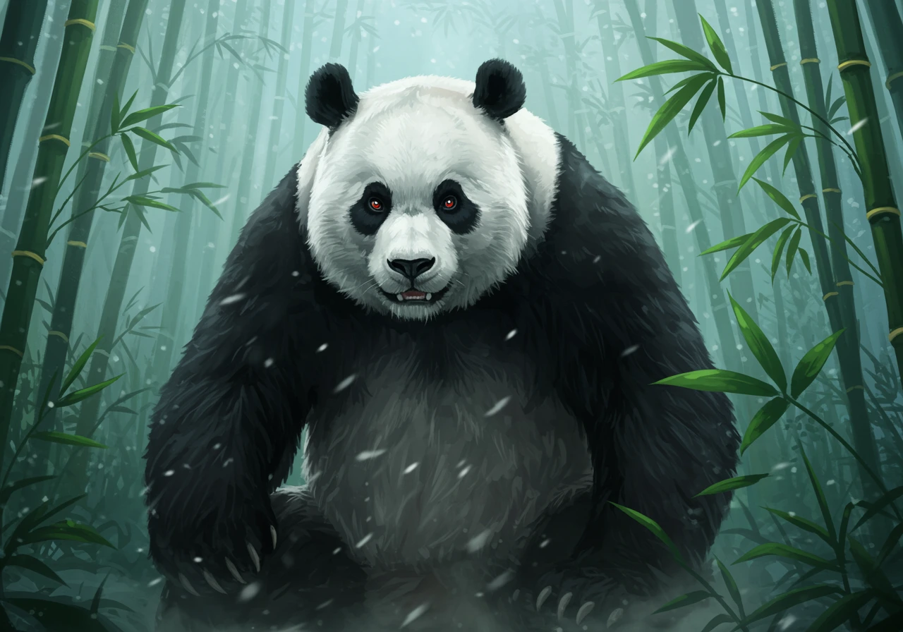 Panda created on Craiyon