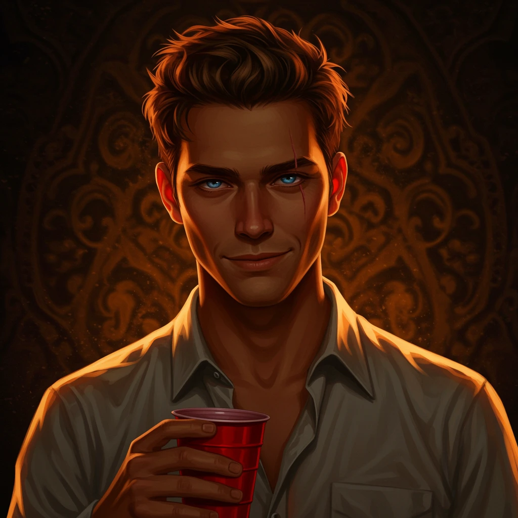 Character portrait created on Craiyon