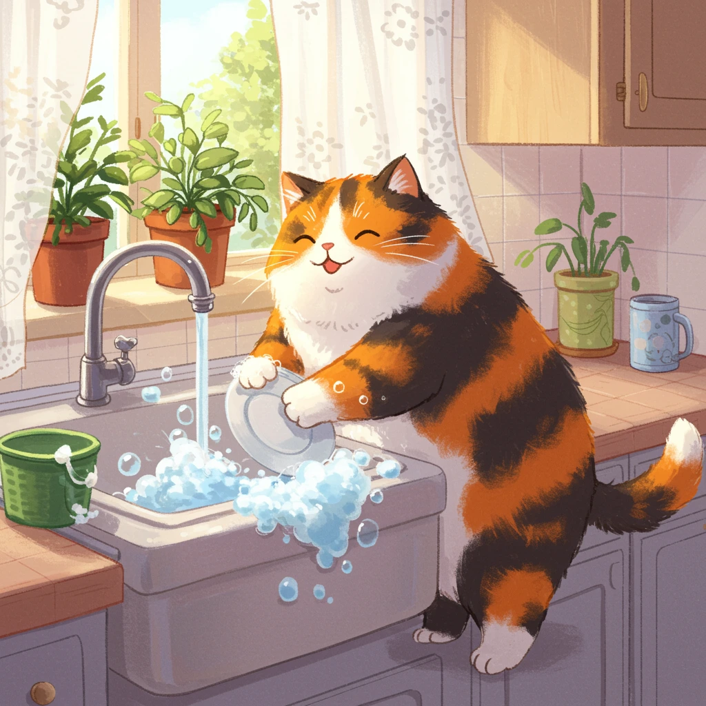 Domestic life created on Craiyon