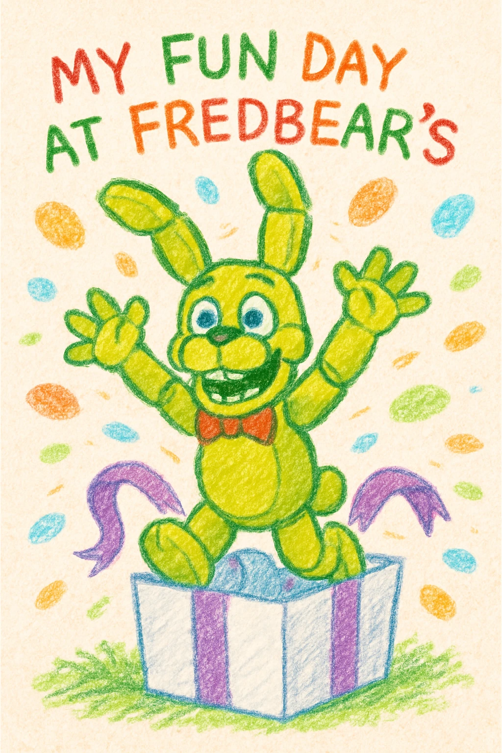 Five nights at freddy's created on Craiyon