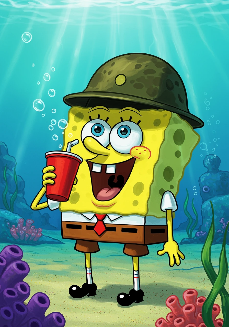 Spongebob squarepants created on Craiyon