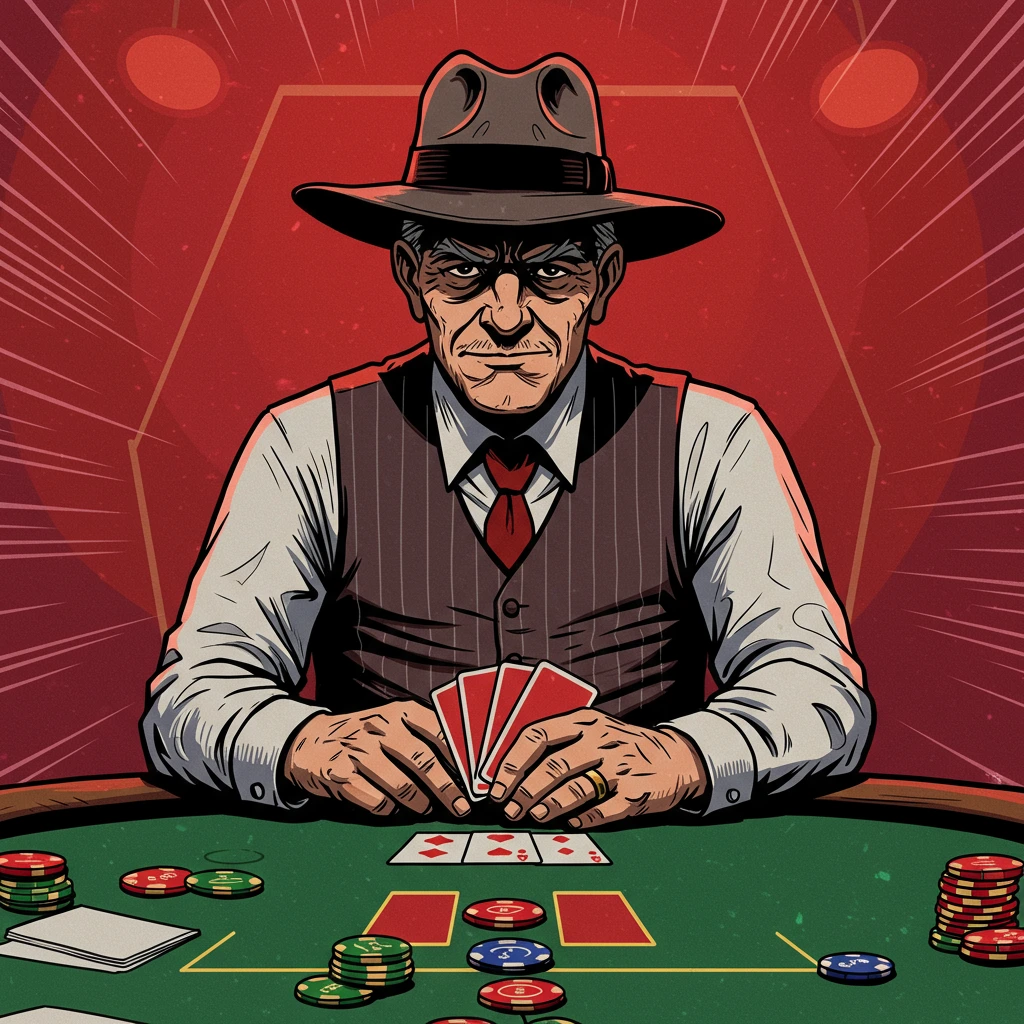 Poker created on Craiyon