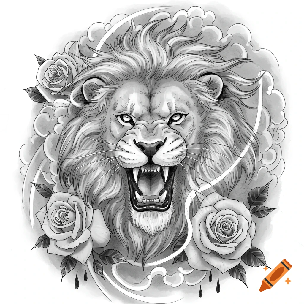 Lion in mandala style on Craiyon, image size:1024x1024